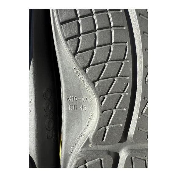 Oofos OOahh Recovery Slide Sandal Black Men size 10 - Picture 5 of 8